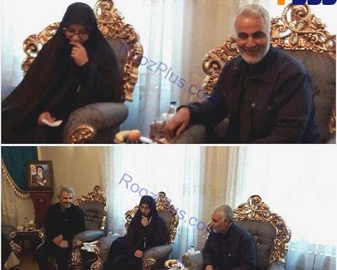 عکس عروس سردار سلیمانی