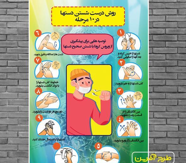 عکس پوستر کرونا