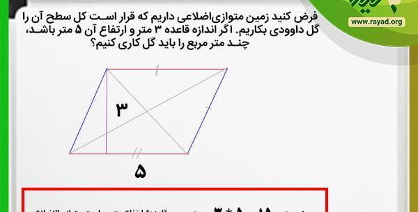 عکس قطر متوازی الاضلاع