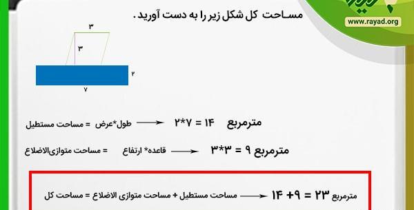 عکس قطر متوازی الاضلاع