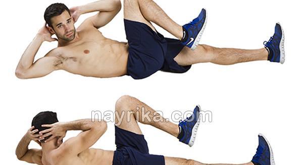عکس ورزش برای لاغری شکم