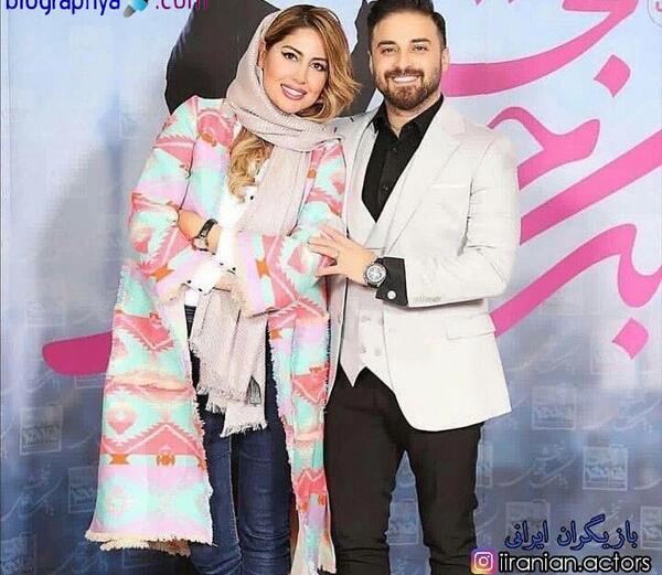 ستین عکس راغب خواننده و همسرش