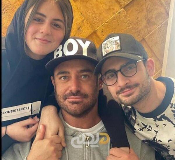 عکس محمدرضا گلزار خواهر زاده