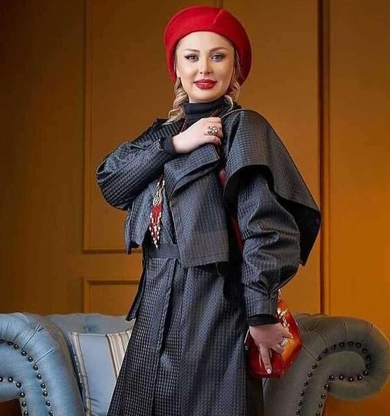 عکس نیوشا ضیغمی با کلاه
