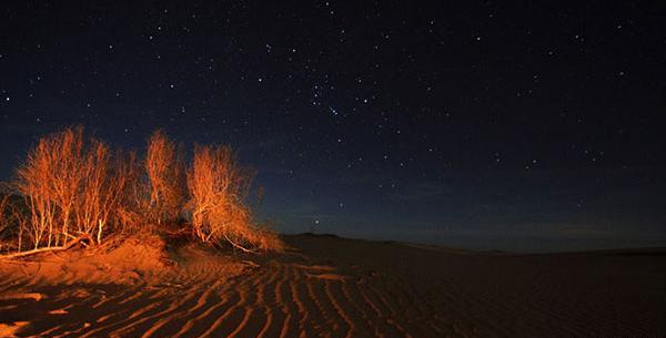 عکس شب های کویر
