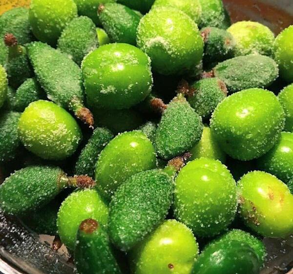 عکس الو سبز با نمک