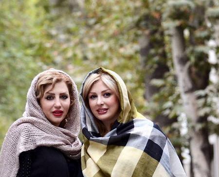 عکس نیوشا ضیغمی و خواهرش
