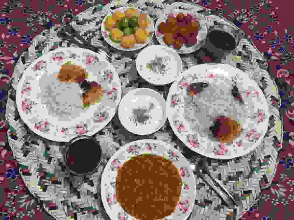 عکس سفره افطار نی نی سایت