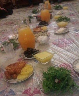 عکس سفره افطار نی نی سایت