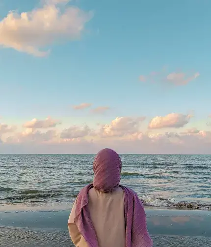 عکس فیک دخترونه با حجاب طبیعی