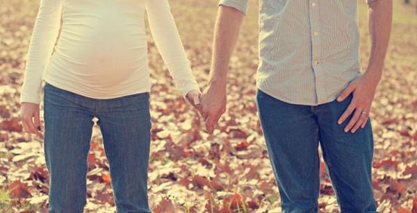 عکس بارداری زن و شوهر