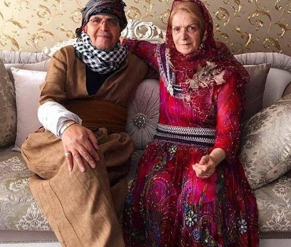 عکس نیوشا ضیغمی در لباس کردی
