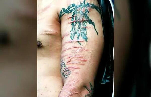 عکس خالکوبی مهراب خسته صدا