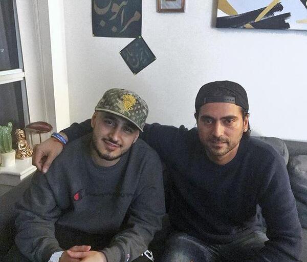 عکس خلسه و همسرش