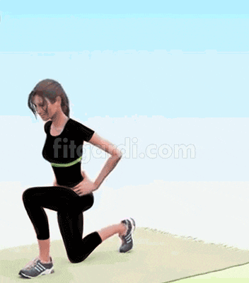 عکس ورزش صبحگاهی در خانه