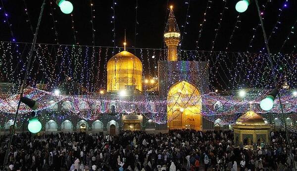 عکس شب قدر در حرم امام رضا