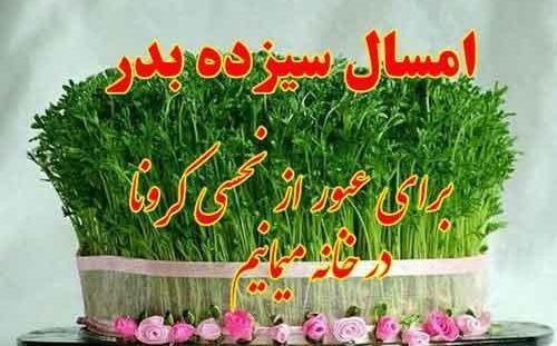 عکس سیزده بدر در خانه
