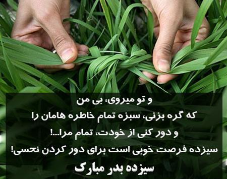 عکس سیزده بدر غمگین
