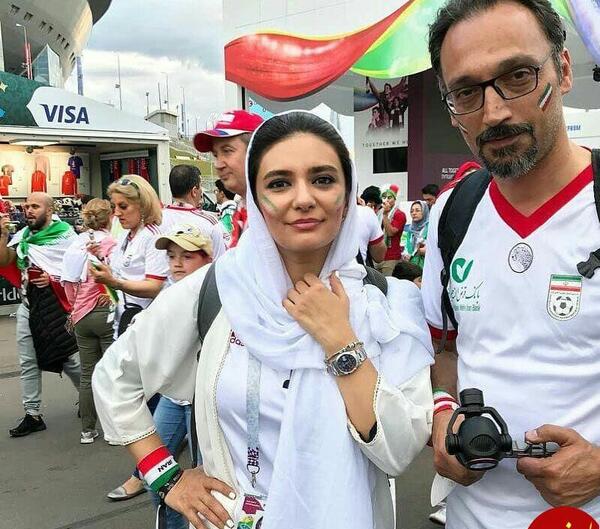 عکس بازیگران در جام جهانی روسیه