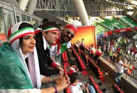 عکس بازیگران در جام جهانی روسیه