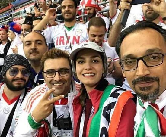عکس بازیگران در جام جهانی روسیه