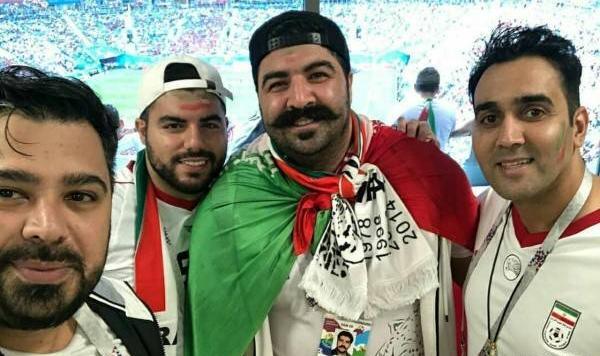عکس بازیگران در جام جهانی روسیه
