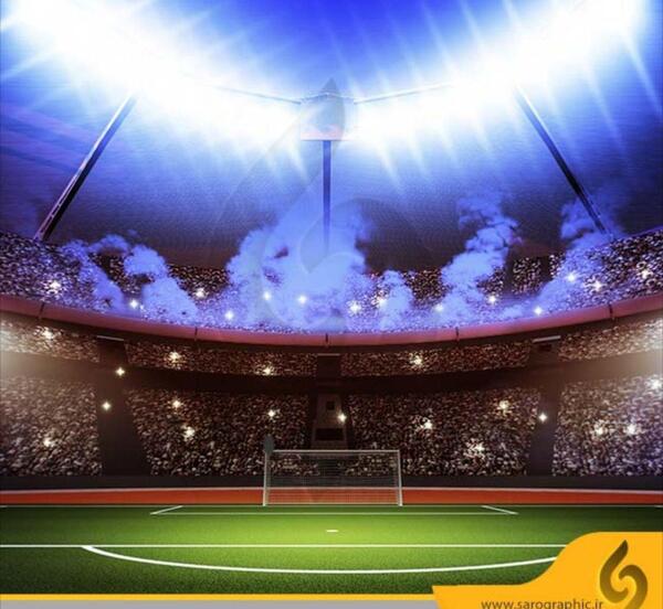 عکس ورزشگاه برای فتوشاپ