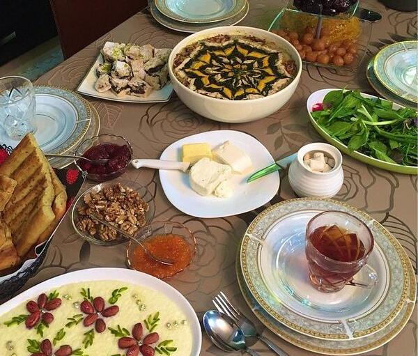 عکس سفره ی ماه رمضان