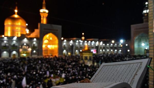 عکس شب قدر حرم امام رضا