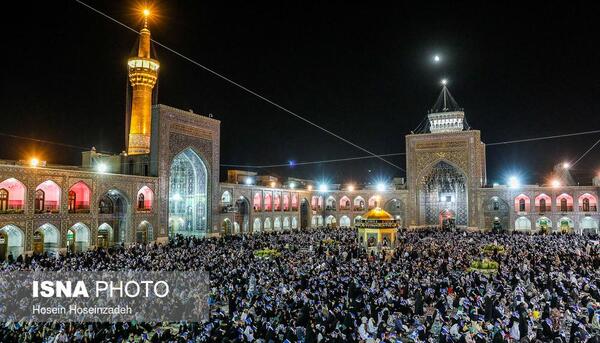 عکس شب قدر حرم امام رضا