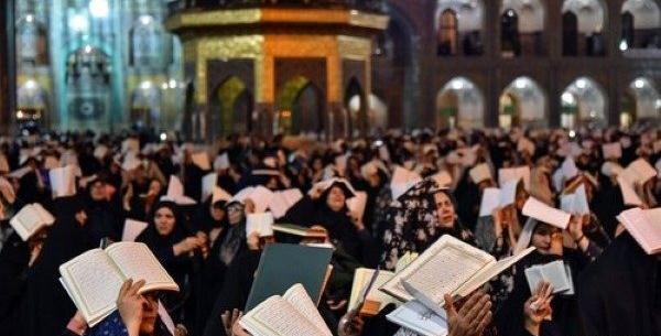 عکس شب قدر حرم امام رضا