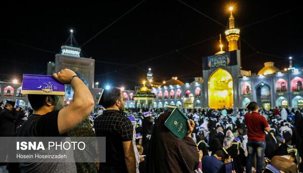 عکس شب قدر حرم امام رضا