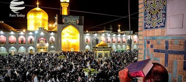 عکس شب قدر حرم امام رضا
