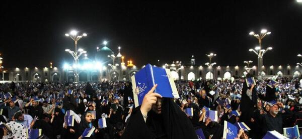 عکس شب قدر حرم امام رضا