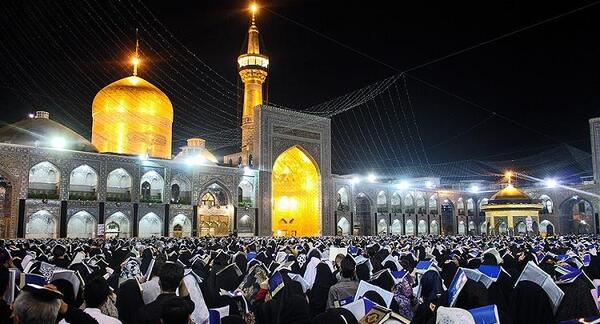 عکس شب قدر حرم امام رضا