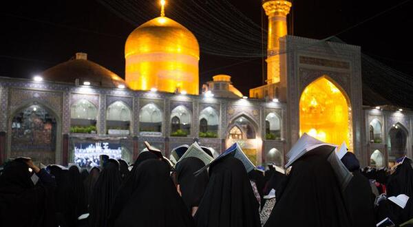 عکس شب قدر حرم امام رضا