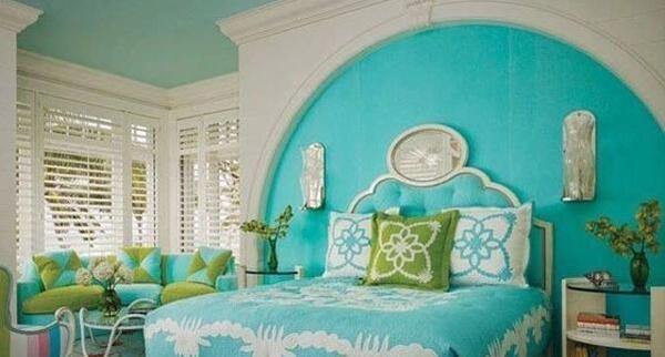 عکس آبی فیروزه ای رنگ