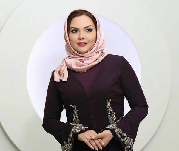 عکس خانم امینی فر مجری تلویزیون
