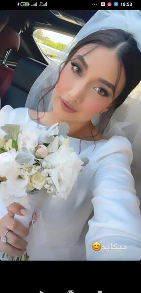 عکس عروسی ملینا تاج