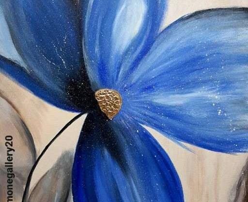 عکس آبی نقاشی