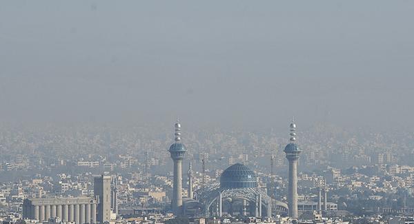 عکس از آلودگی هوا در اصفهان