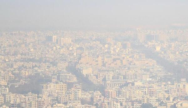 عکس از آلودگی هوا در اصفهان