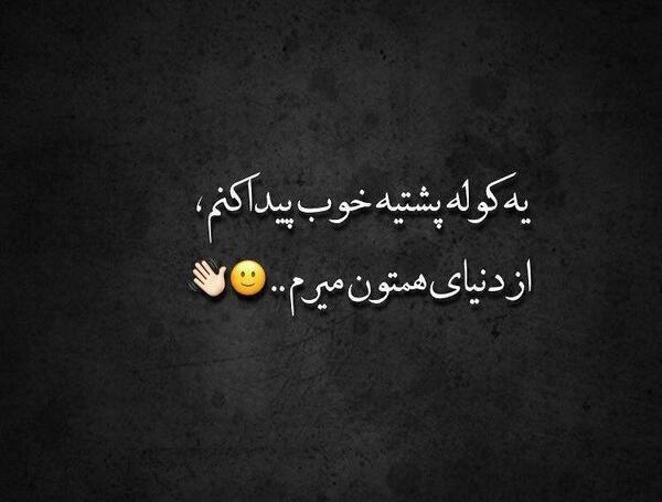 عکس نوشته یه روزی میرم