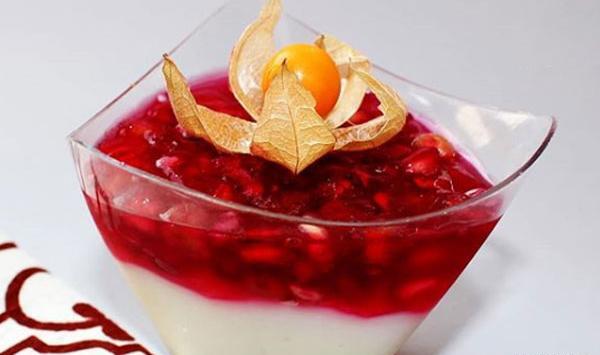 عکس ژله شب یلدا در لیوان