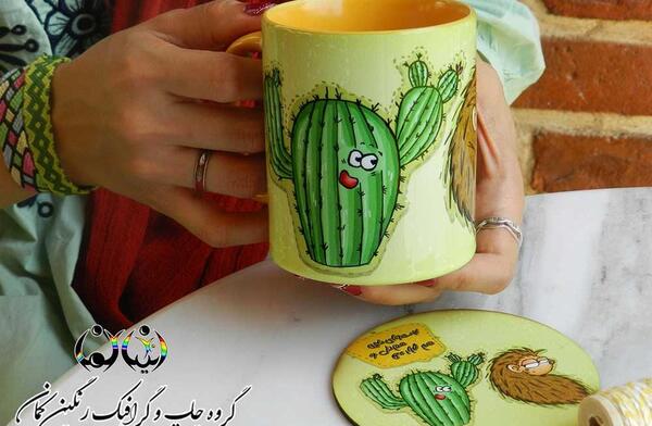 عکس کاکتوس و جوجه تیغی