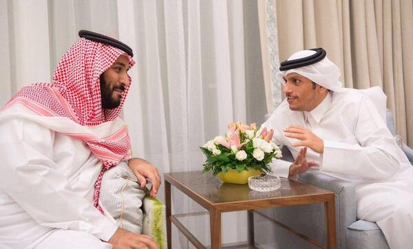 عکس وزیر خارجه قطر
