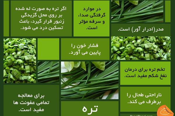 عکس سبزی تره