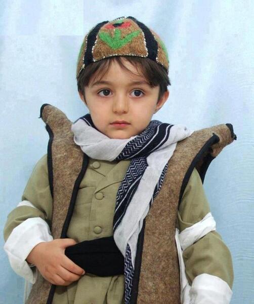 عکس پسر بچه کورد