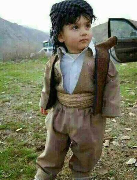عکس پسر بچه کورد