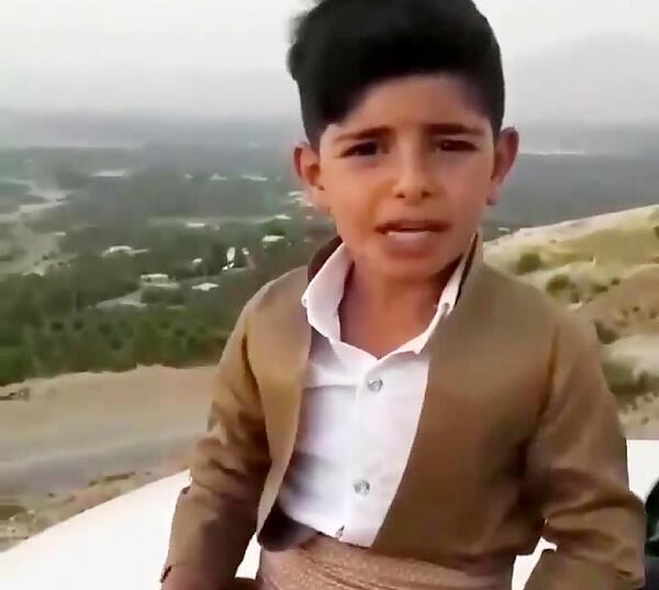 عکس پسر بچه کورد